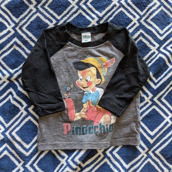 Disney Pinocchio Long Sleeves - Picture 1 of 2